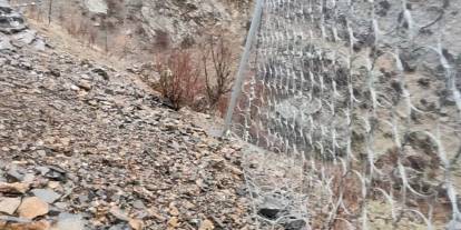 Uludere Ödül Mahallesi Kaya Islahı Önlem Projesi Başarıyla Devrede