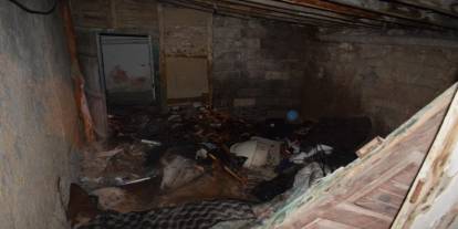 Karaman’da kömürlük yangını korkuttu