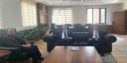 Başsavcı Şahin ve Komisyon Başkanı Kayık’tan Müftü Yeşiloğlu’na ziyaret