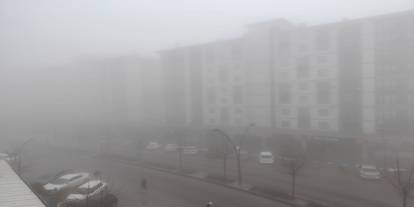 Şırnak’ta Karla Karışık Yağmurun Ardından Yoğun Sis