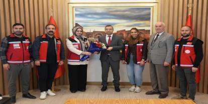 Cizre’de Dünya Sosyal Hizmet Günü Heyecanı: Kaymakam Baycar’a Anlamlı Ziyaret