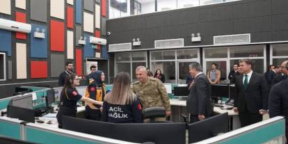 Şırnak protokolünden AFAD ve 112'ye bayram ziyareti