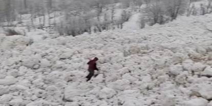 Yüksekova’da aynı bölgede ikinci çığ