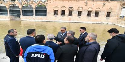 Vali Şıldak Balıklıgöl’de incelemelerde bulundu