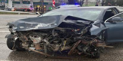 Adıyaman’da zincirleme kaza kamerada