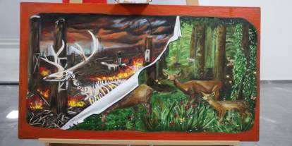 Diyarbakır’da "Gelecek, Köklerde Saklı" resim sergisi açıldı