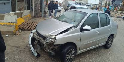 Şırnak'ta Maddi Hasarlı Trafik Kazası