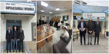 Şırnak’ta Okullara Ziyaret, Sorunlar Dinlendi