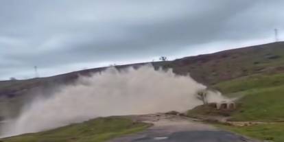 Silopi’de aşırı yağışlar boru hattını patlattı: İlçeye su verilemiyor