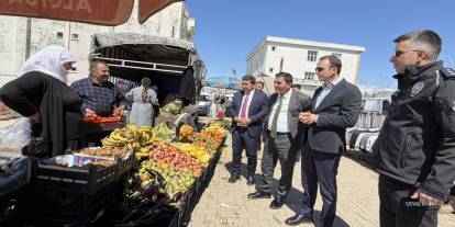 Güçlükonak Kaymakamı Memiş’ten Halk Pazarı Ziyareti