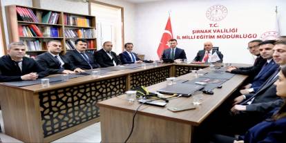 Şırnak’ta Eğitimde Kritik Toplantı Gerçekleştirildi