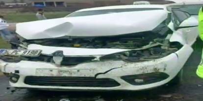 Diyarbakır'da cenaze konvoyunda kaza: 4 yaralı