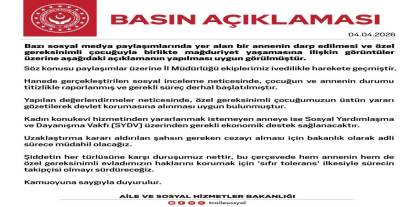 Aile ve Sosyal Hizmetler Bakanlığı: "Özel gereksinimli çocuğumuzun devlet korumasına alınması uygun bulunmuştur"