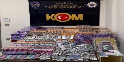 Şırnak’ta Kaçakçılığa Büyük Darbe: 13 Milyon TL’lik Kaçak Malzeme Ele Geçirildi