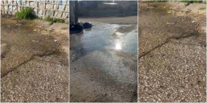 Şırnak’ta okul önündeki altyapı sorunu öğrenci ve velileri mağdur ediyor