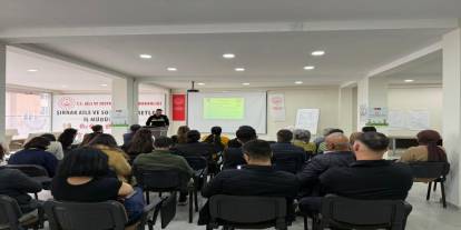 Şırnak’ta Aile ve Sosyal Hizmetler personeline trafik eğitimi verildi