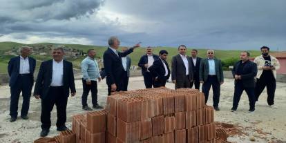 Silopi’de Camii İnşaatına Yakın Takip