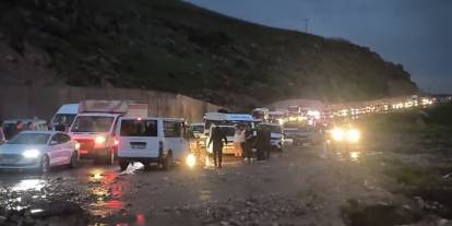 Cizre’de Heyelan Nedeniyle Kapanan Yol Ulaşıma Açıldı