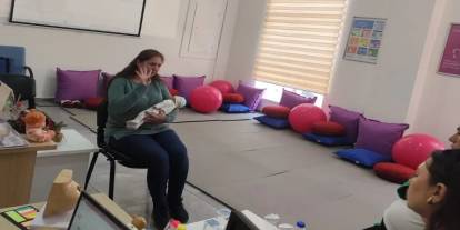 Cizre’de Gebe Okulu Mezunları Sertifikalarını Aldı