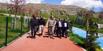 Şırnak’ta Millet Bahçesinde İnceleme Yapıldı