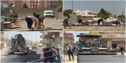 Silopi’de 7 Mahallede Asfalt ve Parke Mesaisi