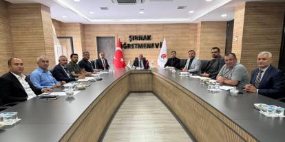 Şırnak İl Millî Eğitim Müdürlüğü'nde halk eğitimi merkezleri toplantısı
