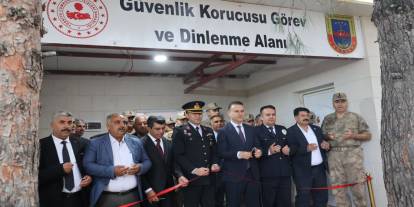 İdil’de Güvenlik Korucuları İçin Görev ve Dinlenme Alanı Açıldı
