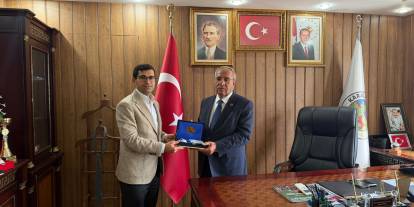 İdil Devlet Hastanesi Müdürü Yalçın’dan, Başkan Turgut’a Ziyaret
