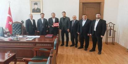 Silopi Müftülüğünden Kaymakam Partal’a Yeni Hükümet Konağı Ziyareti