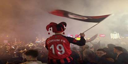Çorum FK'nın Süper Lig'e yükselmesi şehri ayağa kaldırdı