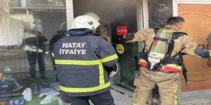 Dörtyol'da iş yeri yangını