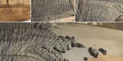 Şırnak’tan Irak’a Akan Dicle’de Dikkat Çeken Görüntüler