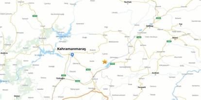 Kahramanmaraş’ta 4.4 büyüklüğünde deprem