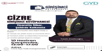 Cizre’de gençler için dev buluşma! İş dünyasının önemli isimleri geliyor