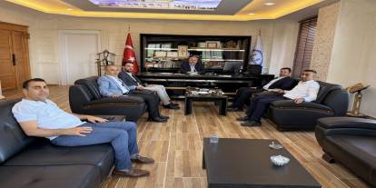 Silopi Müftülüğünden Cizre Müftülüğüne Tebrik Ziyareti