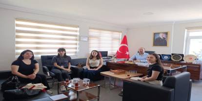 Sağlıklı Hayat Merkezi’nden Başkan Ekrem Ertaş’a Bilgilendirme Ziyareti
