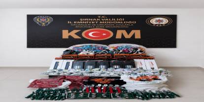 Şırnak’ta Kaçakçılık ve Narkotik Operasyonları: 4 Milyon 250 Bin TL’lik Kaçak Ürün Ele Geçirildi