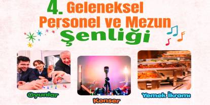 Şırnak Üniversitesi'nde 4. Geleneksel Personel ve Mezun Şenliği Düzenlenecek