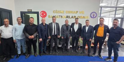 DAİB’ten Cizre Esnaf ve Sanatkarlar Odasına Anlamlı Ziyaret