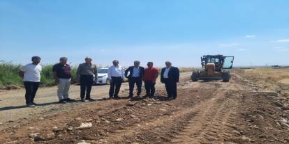 Silopi Kaymakamı Partal Yol Çalışmalarını İnceledi