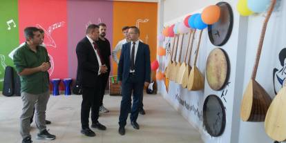 Cizre Güzel Sanatlar Lisesinde Müzik Atölyesi Kapılarını Açtı