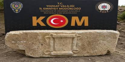 Yozgat’ta iki bin yıllık olduğu değerlendirilen lahit bulundu