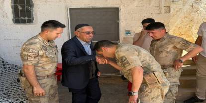 Jandarmadan Şehit Babaları ve Gazilere Babalar Günü Ziyareti
