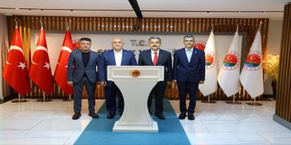Öz İnşaat-İş Sendikası Heyetinden Vali Ekici’ye Ziyaret