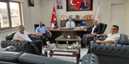 Cizre Kuyumcular Derneği'nden Başhekim Dr. Halit Sapan’a Ziyaret