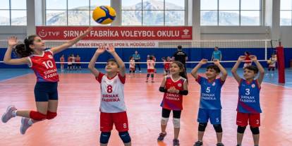 TVF Şırnak Fabrika Voleybol Okulu'nda yaz dönemi kayıtları başladı
