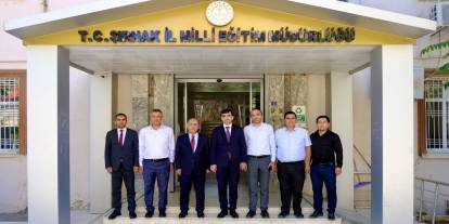 Şırnak Vali Yardımcısı Alparslan'dan İl Millî Eğitim Müdürlüğüne Veda Ziyareti
