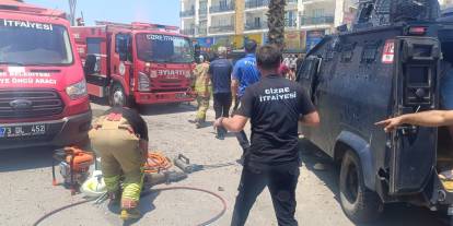 Cizre’de takla atan Zırhlı Aracında facia ucuz atlatıldı, 2 polis ölümden döndü