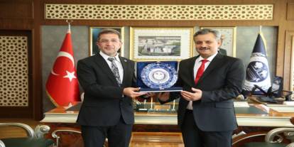 Rektör Prof. Dr. Alkış, Siirt Üniversitesi Rektörü Prof. Dr. Şındak’ı Ağırladı