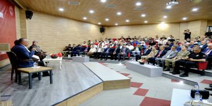 Şırnak'ta "İrade Bizim, Zafer Bizim!" söyleşisi düzenlendi
